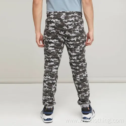 Mens Casual Camo Printed Jogger Pants